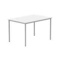 Astin Rectangular Multipurpose Table 1200x800x730mmArctic White/Silver KF77742