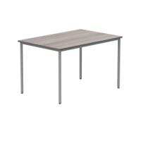 Polaris Rectangular Multipurpose Table 1200x800x730mm Alaskan Grey Oak/Silver KF77904