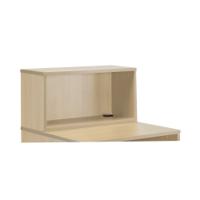 Jemini Reception Modular Straight Riser Unit 800x315x400mm Maple KF78972