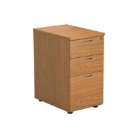 Jemini 3 Drawer Desk High Pedestal 404x800x730mm Nova Oak KF79859