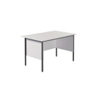 Serrion Rectangular 4 Leg Desk 1200x750x730mm White KF800002