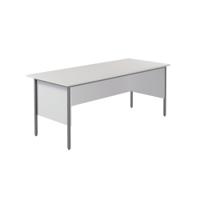 Serrion Rectangular 4 Leg Desk 1800x750x730mm White KF800024