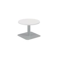 Jemini Origin 600mm Low Table White/Silver KF800178