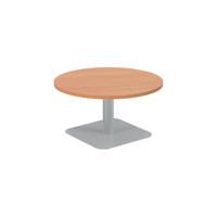 Jemini Origin 800mm Low Table Beech/Silver KF800179