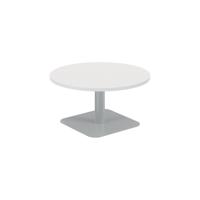 Jemini Origin 800mm Low Table White/Silver KF800183