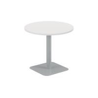 Jemini Origin 800mm Mid Table White/Silver KF800214