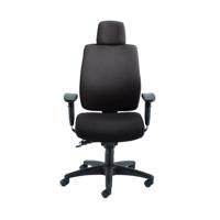 Avior Elbrus High Back Operator Chair 650x678x678mm Black KF73875