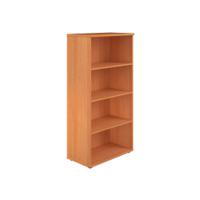 Jemini Wooden Bookcase 800x450x1600mm Beech KF810384