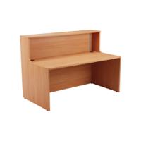 Jemini Reception Unit 1600x800x740mm Beech KF816302