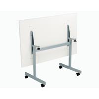 Jemini Rectangular Tilting Table 1200x700x720mm White/Silver KF816760