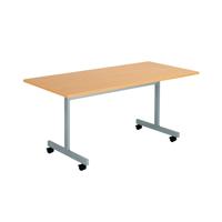 Jemini Rectangular Tilting Table 1600x700x720mm Beech/Silver KF816821