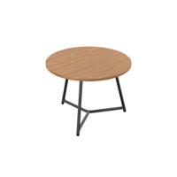 Jemini Trinity Low Table 600x600x435mm Nova Oak/Black KF823407