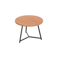 Jemini Trinity Low Table 800x800x435mm Beech/Black KF823568