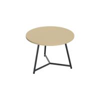 Jemini Trinity Low Table 800x800x435mm Maple/Black KF823605