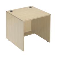 Jemini Reception Modular Straight Desk Unit 800x800x740mm Maple 800MASAMA