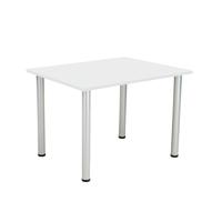 Jemini Rectangular Meeting Table 1200x800x730mm White KF840185