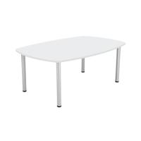 Jemini Boardroom Table 1800x1200x730mm White KF840189