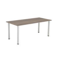 Jemini Rectangular Meeting Table 1800x800x730mm Grey Oak KF840197