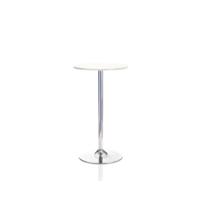 Jemini Bistro Trumpet Table Tall 600x600x1045mm White/Chrome KF840209