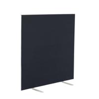 Jemini Floor Standing Screen 1400x25x1200mm Black FST1412SBK