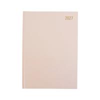 Desk Diary Day Per Page Appointment A4 Soft Beige 2027 FS669226