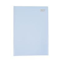 Desk Diary Day Per Page Appointment A4 Soft Blue 2027 FS669353