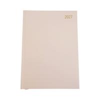 Desk Diary Day Per Page A4 Soft Beige 2027 FS669214