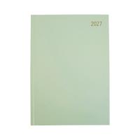 Desk Diary Day Per Page A4 Sage Green 2027 FS669373