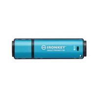 Kingston Ironkey Vault Privacy 50 AES-256 Encrypted FIPS 197 USB Flash Drive 8GB IKVP50/8GB
