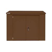 Safestor Richmond Metal Garden Shed Clay Brown SFSC016-317
