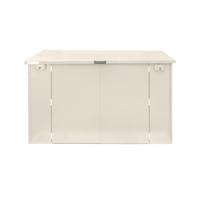 Safestor Ripon Lift-Up Lid Metal Garden Shed Ivory SFSC004-316