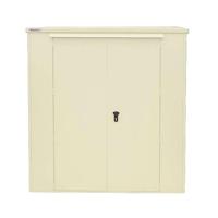 Safestor Harrogate Metal Garden Potting Shed Ivory SFSC017-316