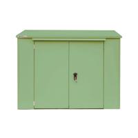 Safestor Richmond Metal Garden Shed Lakeland Light Green SFSC016-319