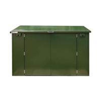 Safestor Ripon Lift-Up Lid Metal Garden Shed Fir Green SFSC004-318