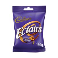 Cadbury Chocolate Eclairs 130g Bag (Pack of 12) 648324