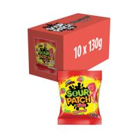Sour Patch Kids Strawberry Gum Sweets 130g (Pack of 10) 4314130