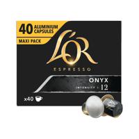 L Or Onyx Espresso Coffee Capsules (Pack of 40) 4060137
