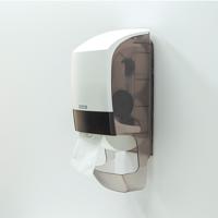 Katrin System Toilet Roll Dispenser with Core Catcher White 77465