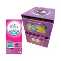 Lil-Lets Non-Applicator Tampons Super x16 (Pack of 6) + FOC Dispenser