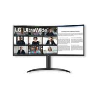 LG 34in Monitor Ultrawide QHD With HDMI DP+ USB-C Height Adjust Stand 34WR55QK-B.AEK