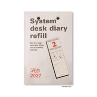 Letts System Desk Calendar Refill 2027
