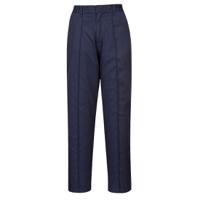 Portwest Womens Elasticated Trousers L Navy