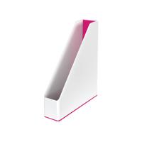 Leitz WOW Magazine File Dual Colour White/Pink 53621023