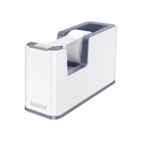 Leitz WOW Tape Dispenser White/Grey 53641001