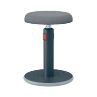 Leitz Ergo Cosy Active Sit/Stand Stool 370x370x690mm Velvet Grey 65180089