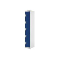 Five Compartment Locker 300x300x1800mm Blue Door MC00025