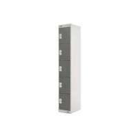 Five Compartment Locker 300x300x1800mm Dark Grey Door MC00027