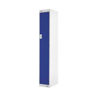 Single Compartment Locker 300x450x1800mm Blue Door MC00037