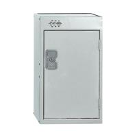 One Compartment Quarto Locker 300x300x511mm Light Grey Door MC00074