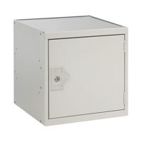 One Compartment Cube Locker 300x300x300mm Light Grey Door MC00086